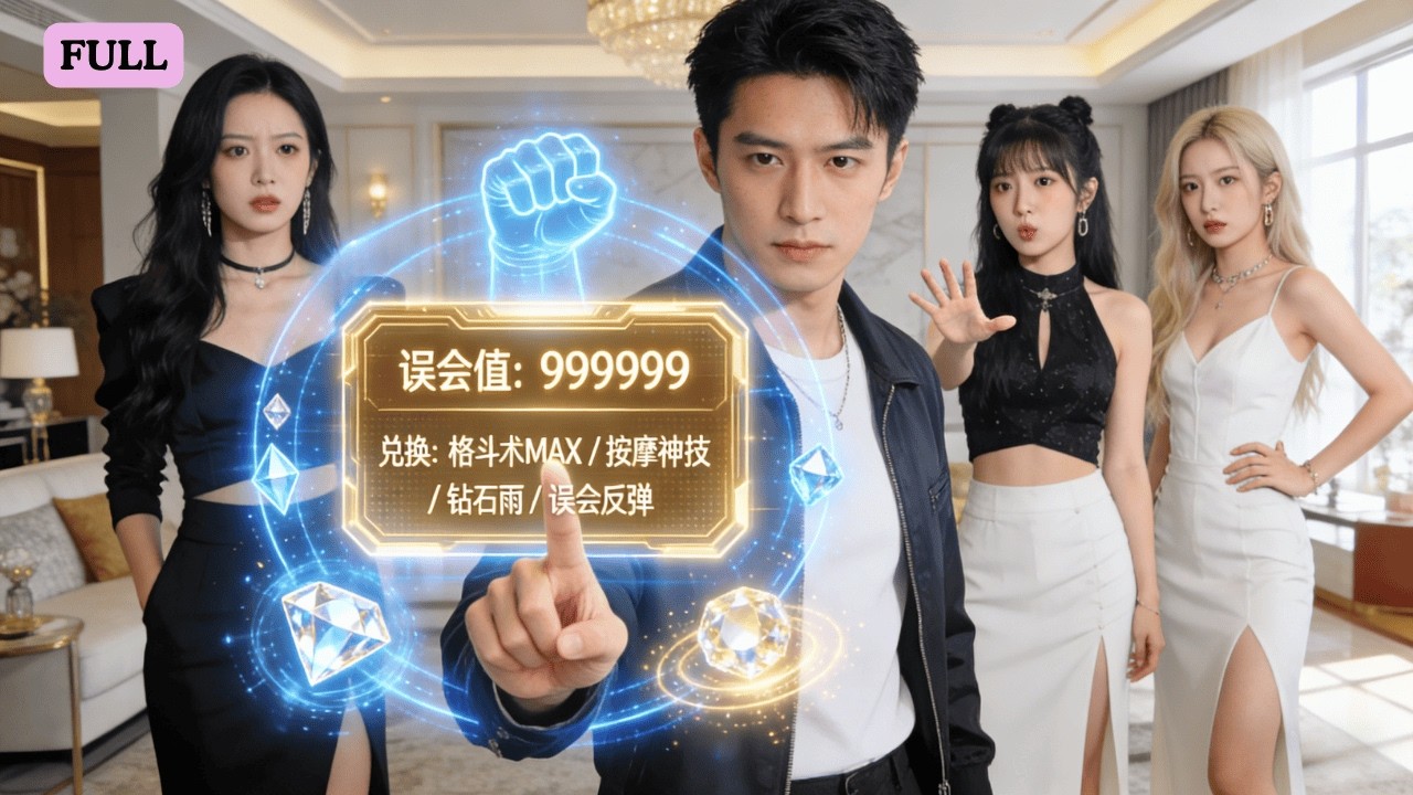 【全集】农村小伙刚到城市，就在酒店门口救下被下药的冰山总裁。药效发作，一夜错误后，他竟绑定【误会系统】——别人误会越深，他的能力就越强！农村小伙绑定误会系统，逆袭征服三美女。#欲求#爱情#甜寵 #复仇