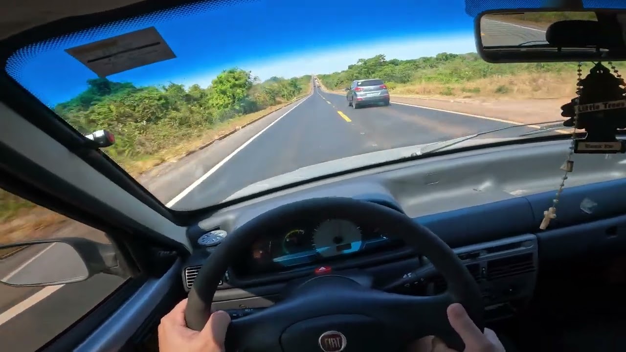 VIAGEM COM FIAT UNO MILLE ECONOMY WAY, ULTRAPASSANDO TODO MUNDO NA ESTRADA/RODOVIA, 170 KM/H!
