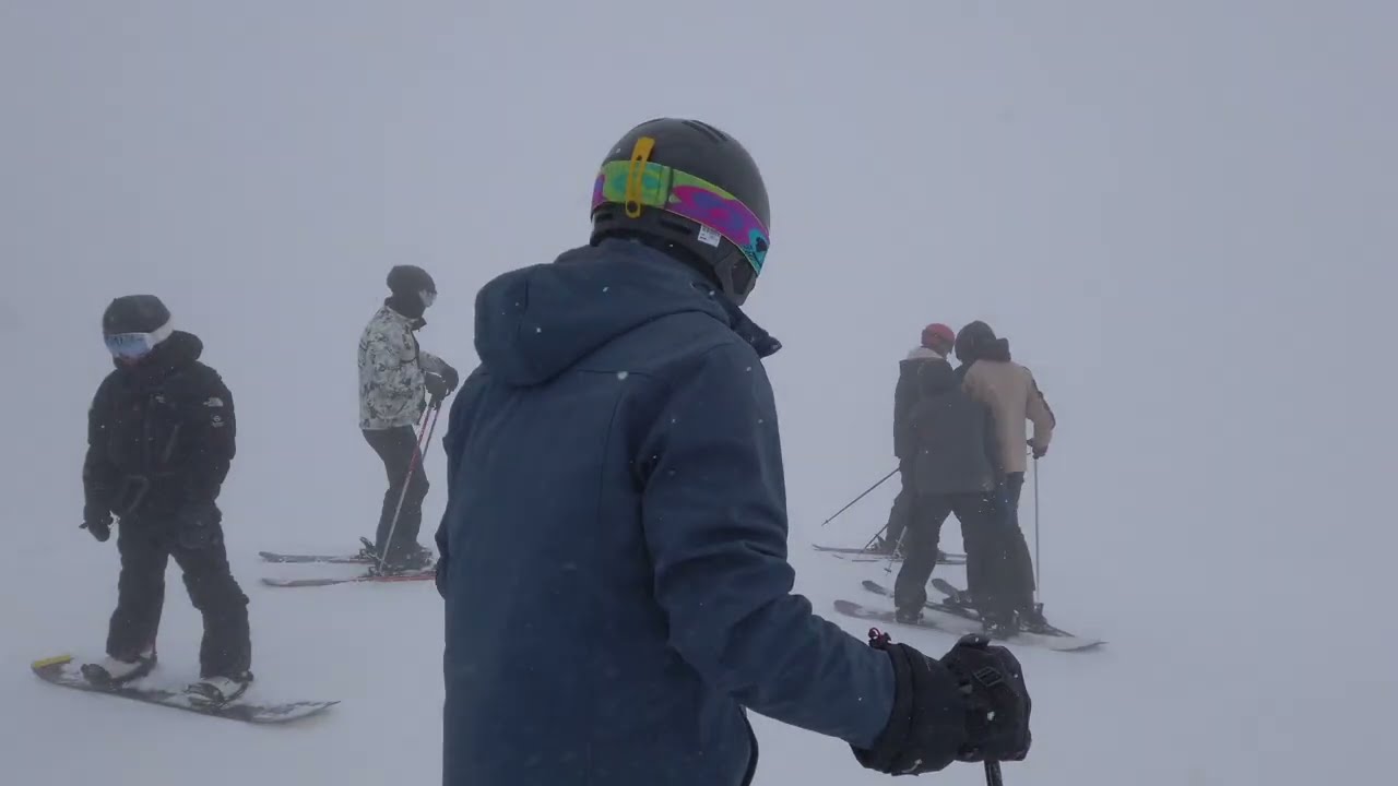 Crunchy 28 - Gotta get those run in with ski.