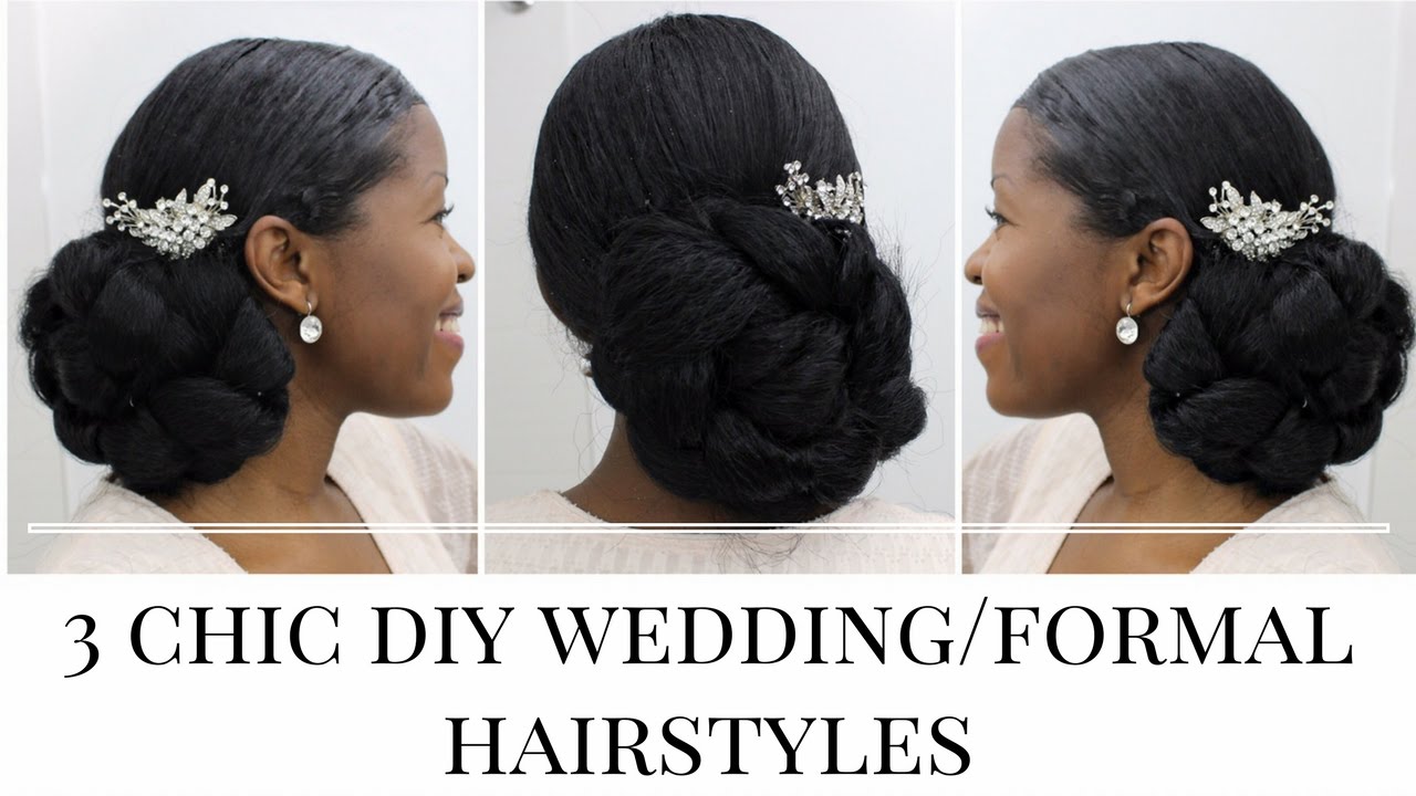 3 Timeless DIY Wedding/Formal Hairstyles: Natural Hair | MissT1806