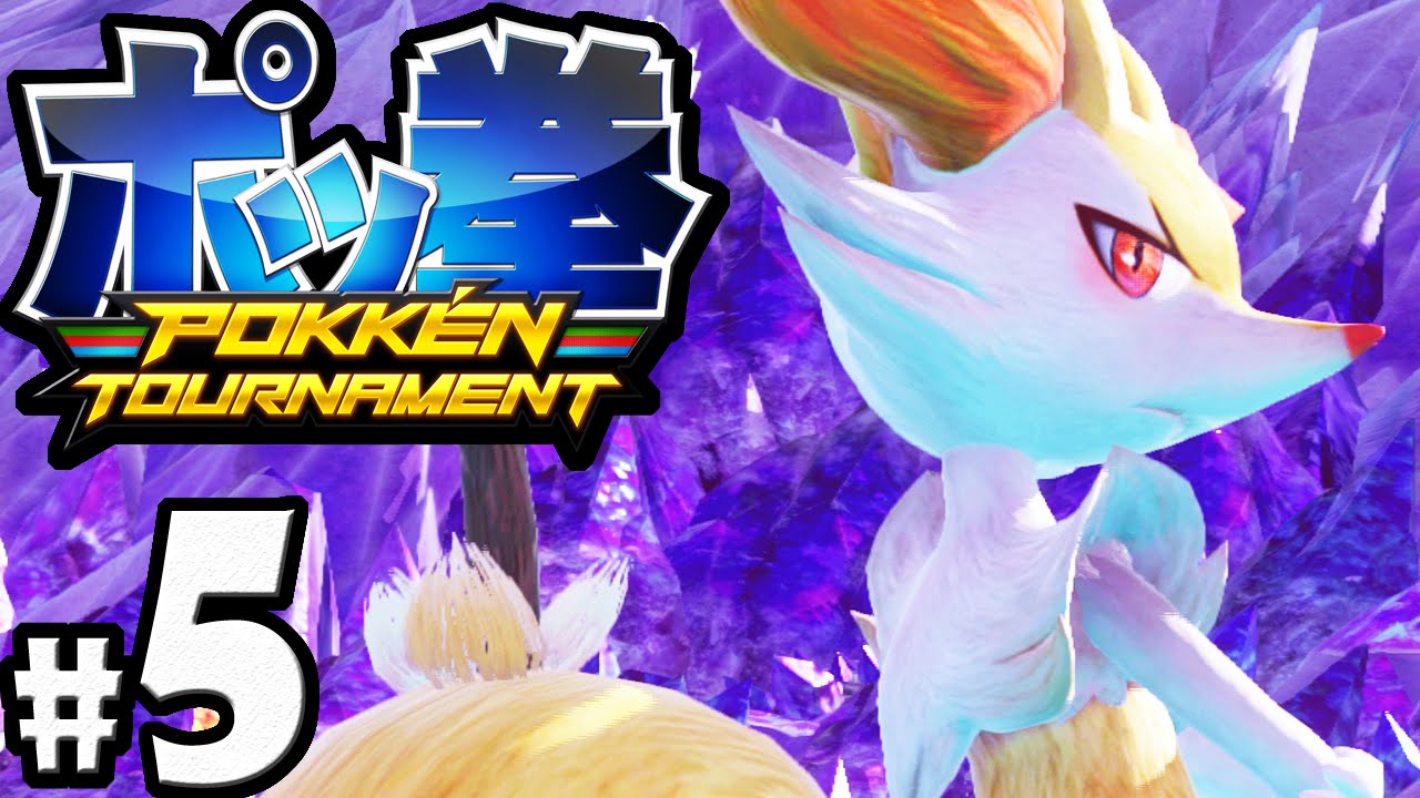 Pokken Tournament Gameplay Walkthrough Braixen Shadow Mewtwo PART 5 Pokemon Nintendo Wii U 60fps