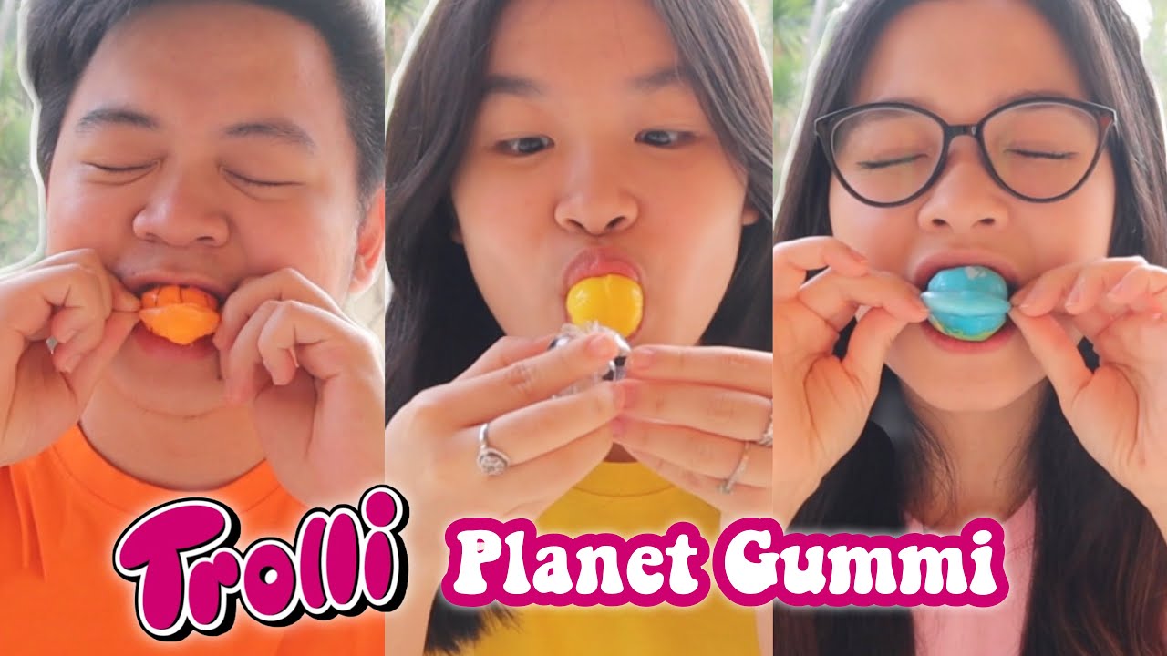 NYOBAIN TROLLI PLANET GUMMI VIRAL DI TIKTOK *enak banget!!🤤