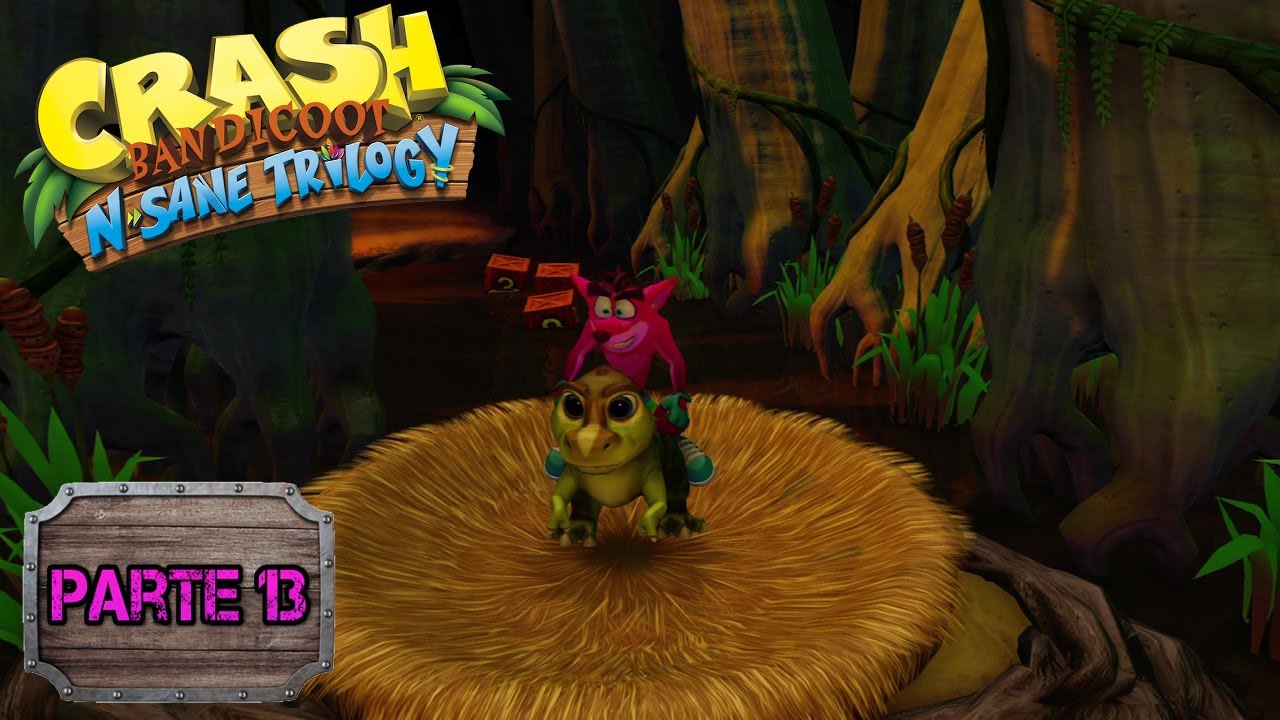Crash N. sane trilogy 3 - Dino Might! - Parte 13 Gameplay Español 1080p 60fps