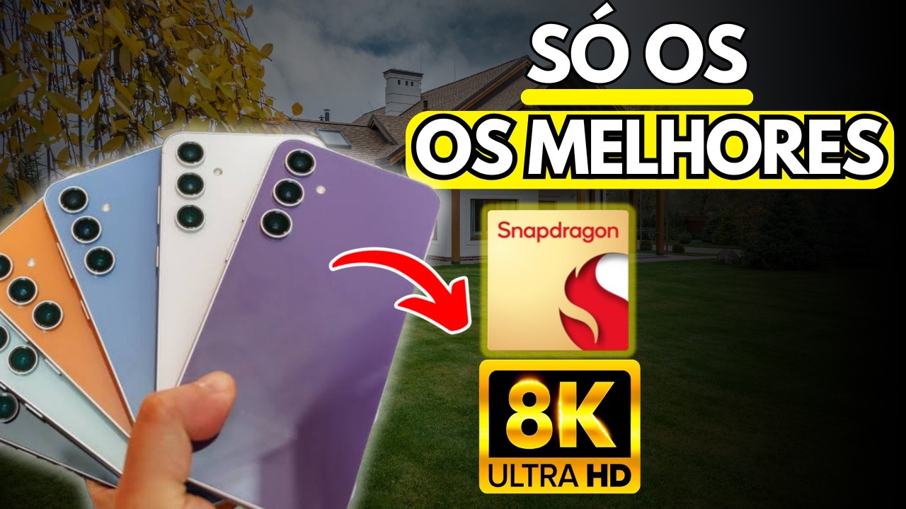 (ATUALIZADOS) OS MELHORES Celulares BONS e BARATOS DE 2025!!! (POTENTES)
