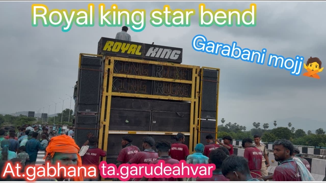 Royal king star bend ❤️‍🔥at.gabahana ta garudeshvar ✌🏼🔥🧨3.9.2025 ganesh vishrajan