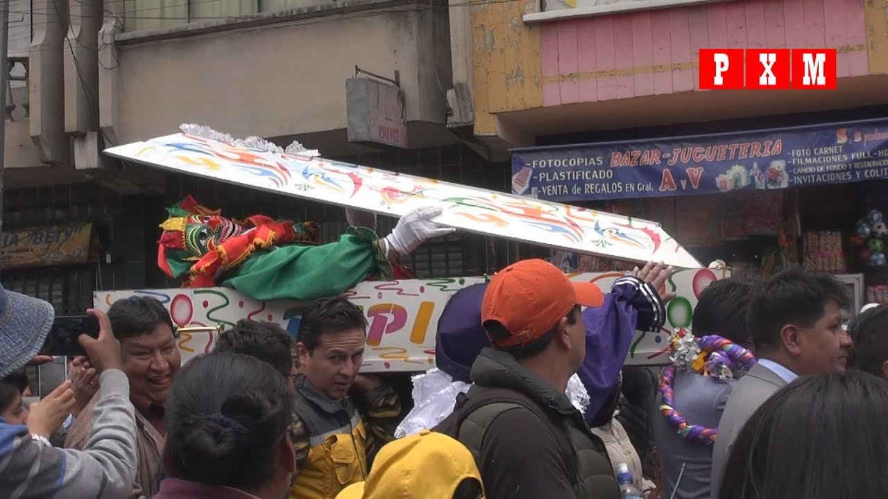 Desentierro del Pepino en La Paz (Carnaval 2018)
