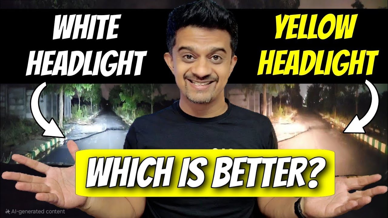 White Headlights vs Yellow Headlights? Which is BETTER in Fog & Rain? | Gizmobeep