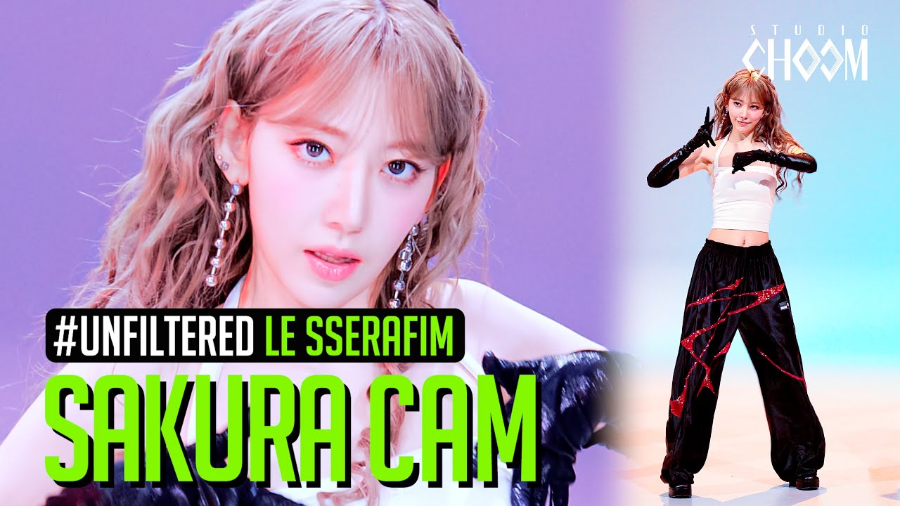 [UNFILTERED CAM] LE SSERAFIM SAKURA(사쿠라) 'CRAZY' 4K | STUDIO CHOOM ORIGINAL