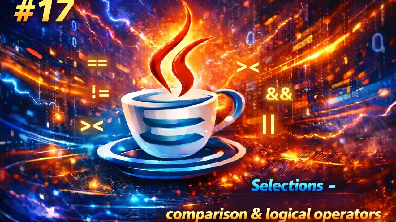 Java Selections - Comparison & logical operators بالعربي