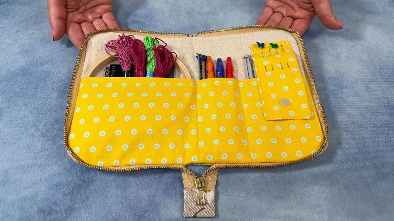 🧵 ORGANIZADOR PARA ACCESORIOS DE COSER O TEJER