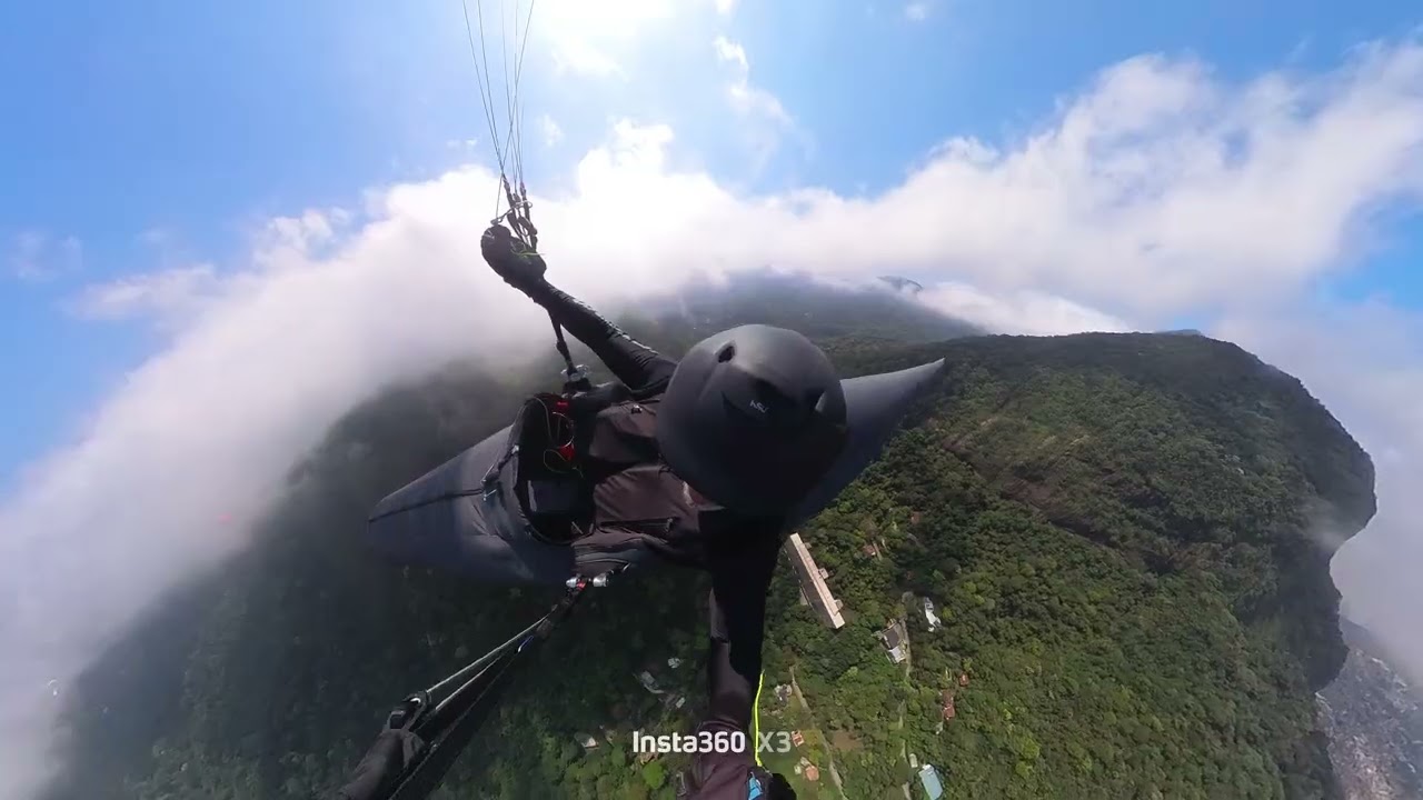 Rio de Janeiro, let paraglajderom