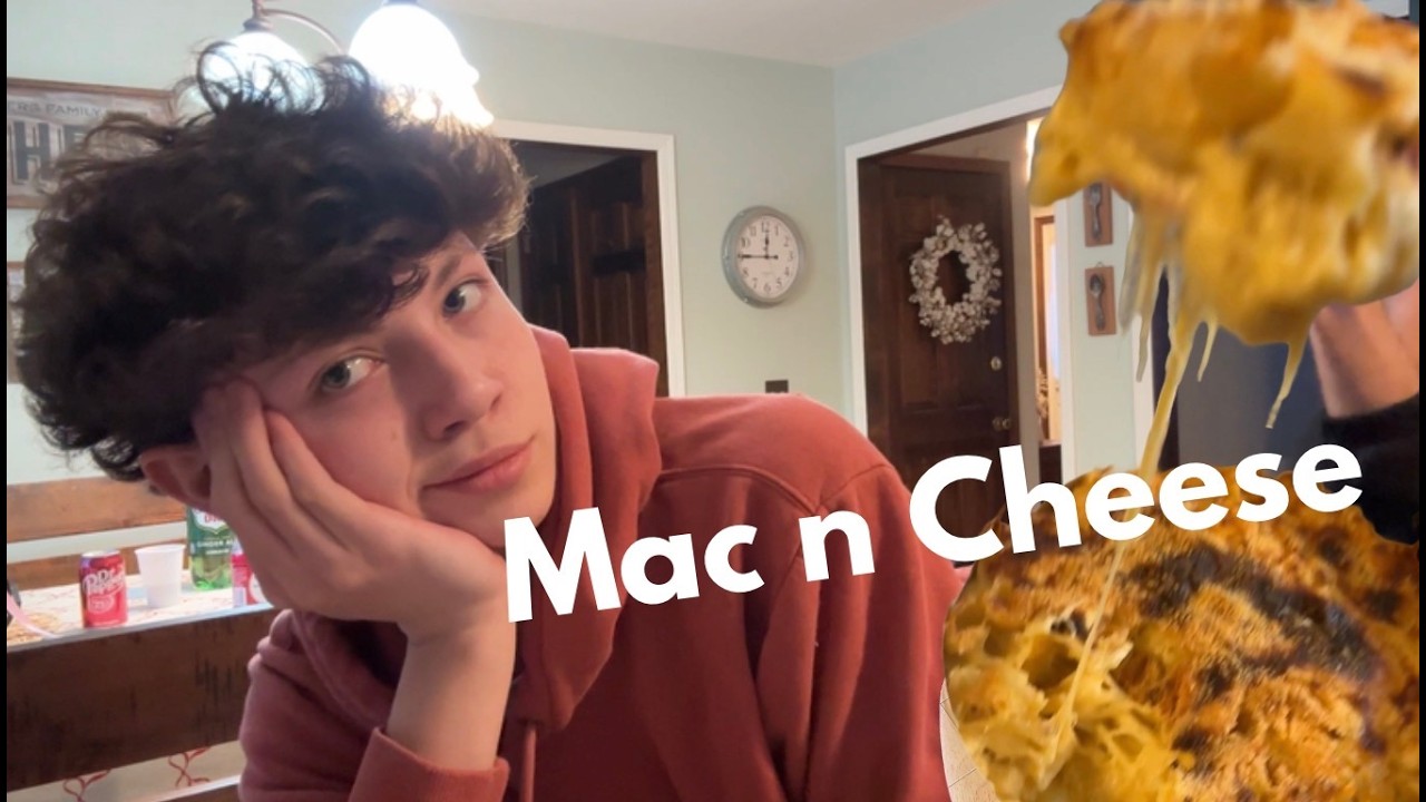 Making MAC N CHEESE