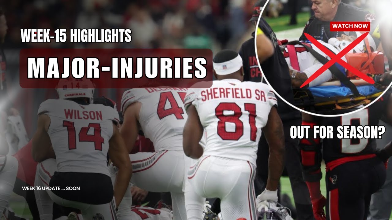 Top 5 MOST SHOCKING NFL Injuries, week 15 Deadliest of 2025