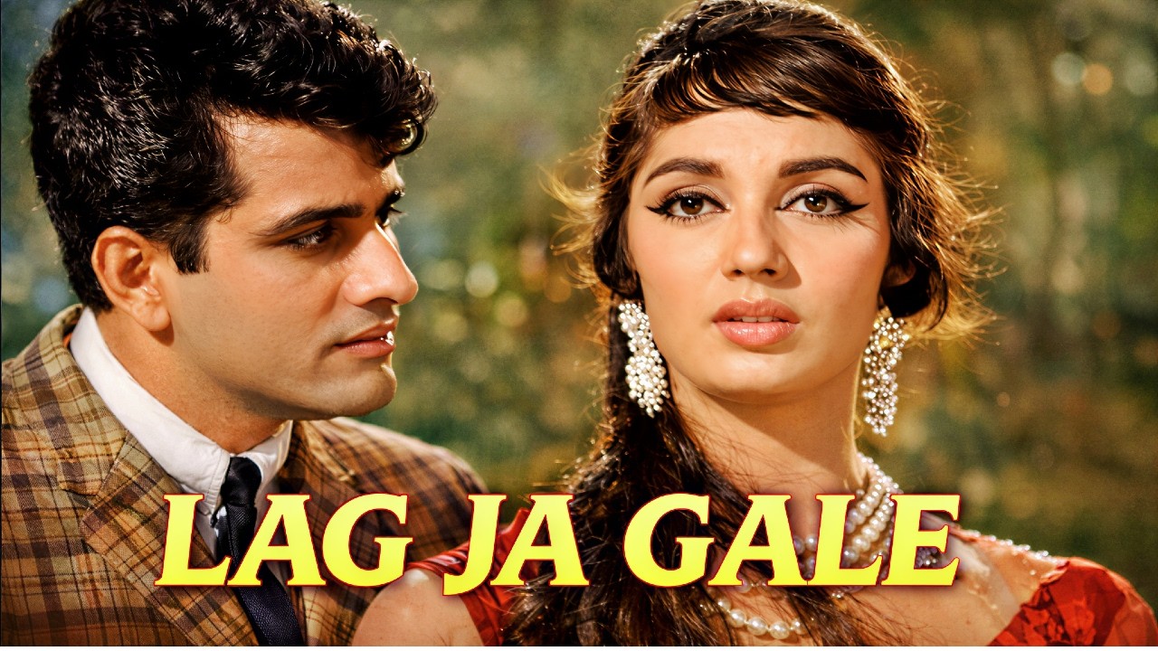 LAG JA GALE ❤️| #HugDay | The ULTIMATE Old Hindi Romantic Song | Lata Mangeshkar's  Hit Love Song