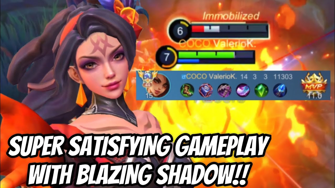 🔥🔥 SUPER SATISFYING GAMEPLAY WITH BLAZING SHADOW!! | ESMERALDA GAMEPLAY | MOBILE LEGENDS
