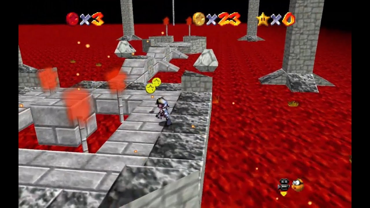 Bit Crusade 6(4): Bowser's Lava Lair by Mondo_Nugget - Mario Builder 64