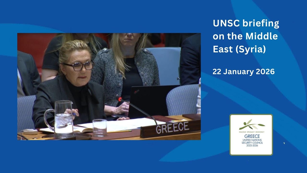 Statement of Greece at UNSC 10094th meeting on Syria