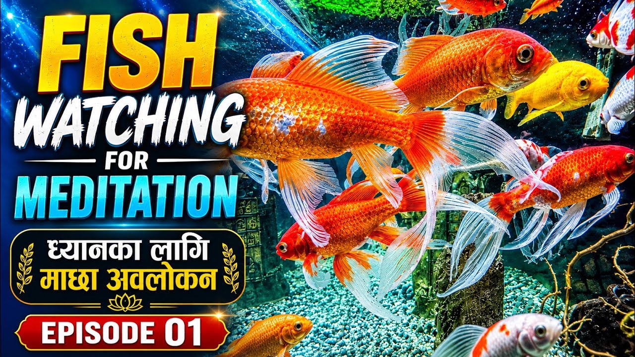 Relaxing with Colorful Fish; Calming Underwater Scenery for Relaxation & Focus