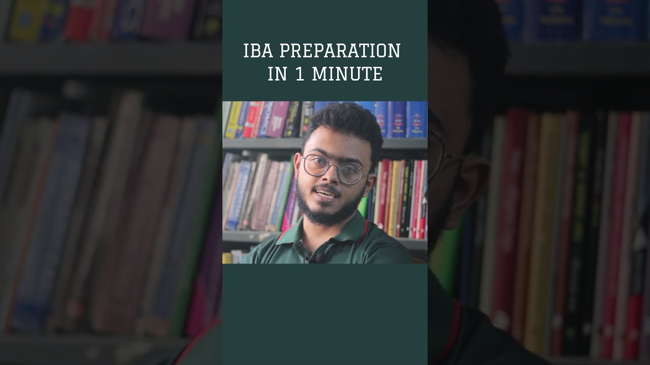 DU IBA MBA প্রস্তুতি in 1 Minute - 🔥 Quick Admission Tips