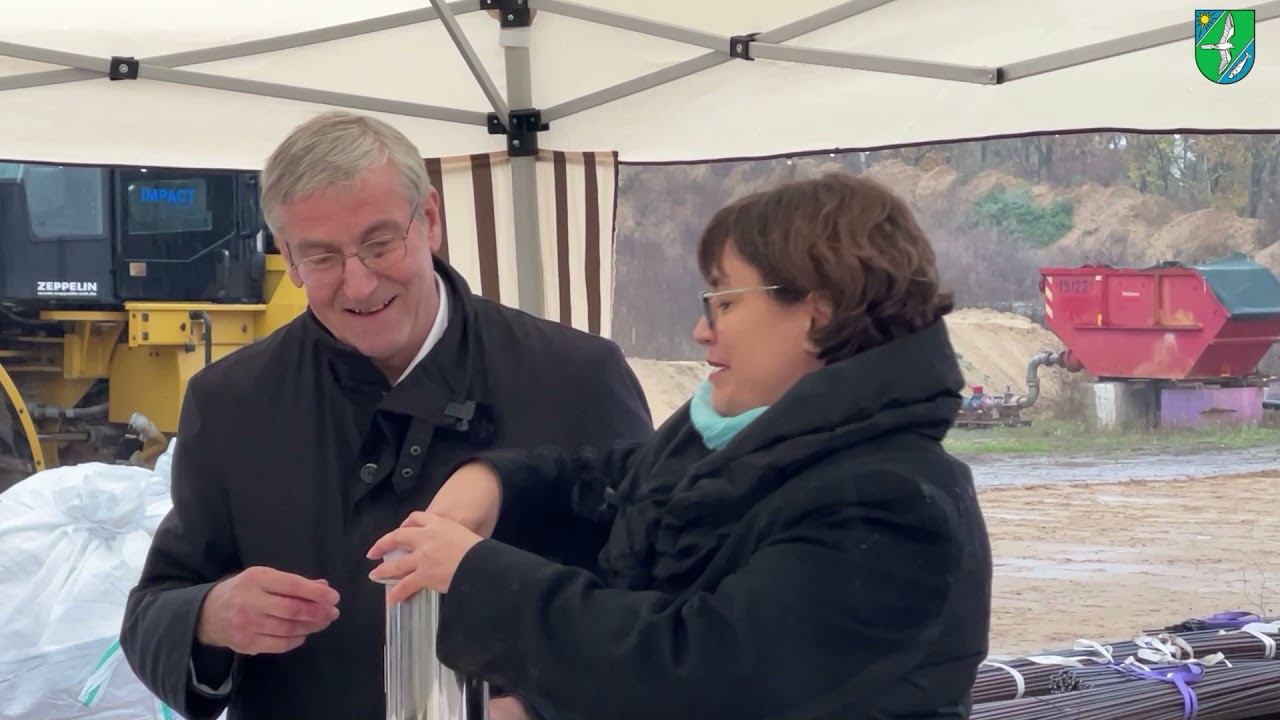 Grundsteinlegung Hallenbad Falkensee 2021