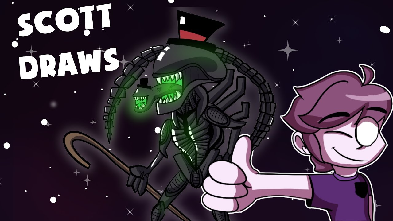 SCOTT DRAWS: XenoMorph - Alien Fan Art