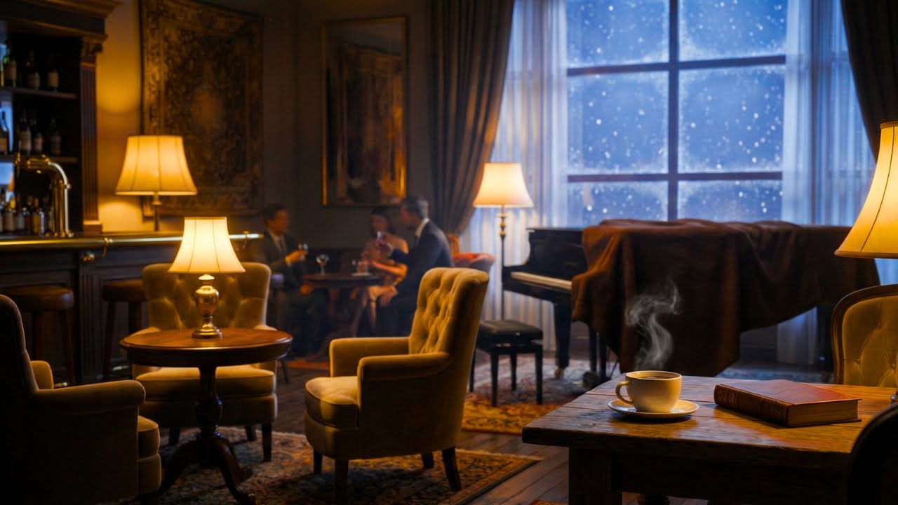 【ジャズBGM】冬灯りのジャズラウンジ │ Winter Glow Jazz Lounge