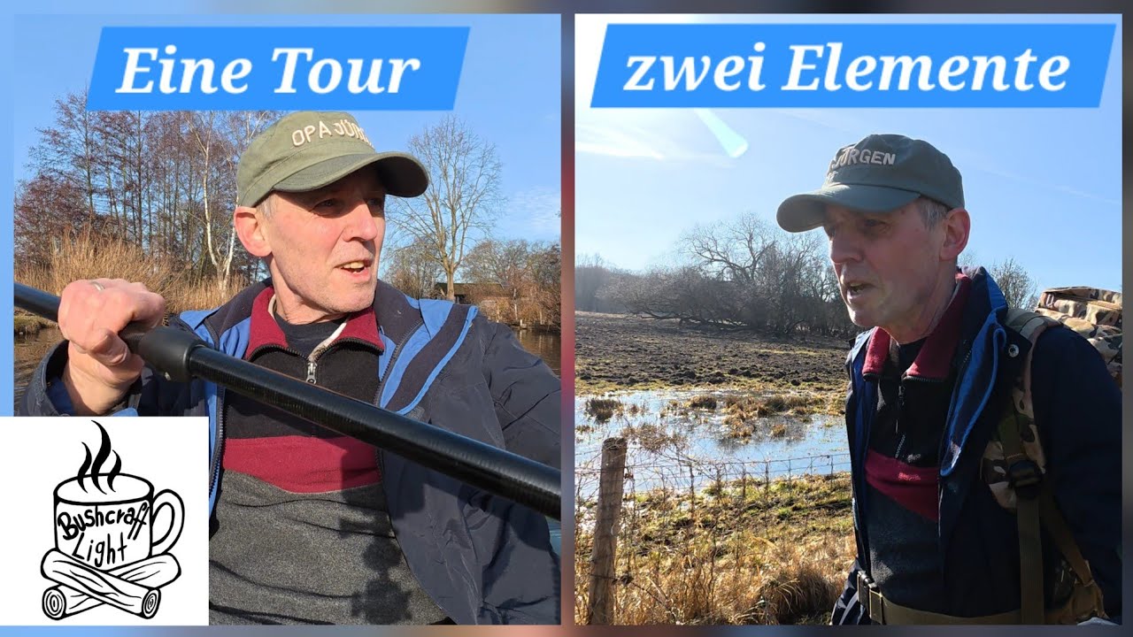 Kleine Wander- bzw. Packrafttour durch Spandau und Umgebung. 