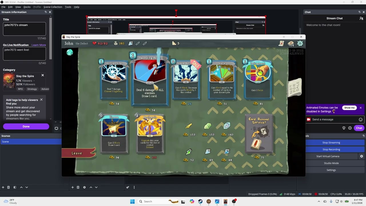 01-11-2026 Slay the Spire