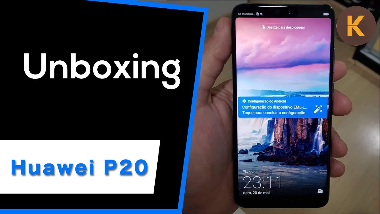 Não é o Pro, mas dá show! Unboxing Huawei P20 Global em Português Brasil (PT-BR)