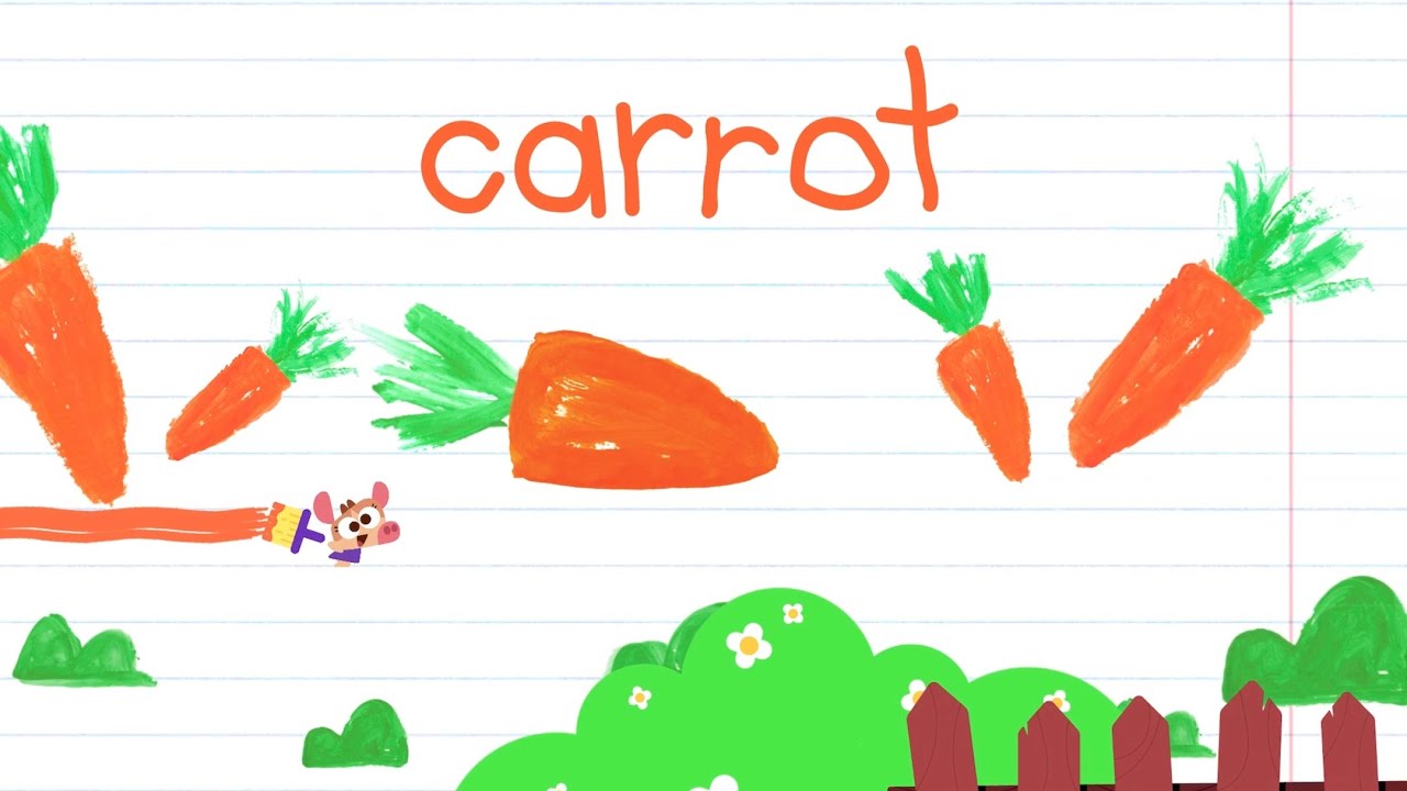 LINGOKIDS | VEGETABLES RUNNER GAME | RUNNING GAME | RUN WITH COWY