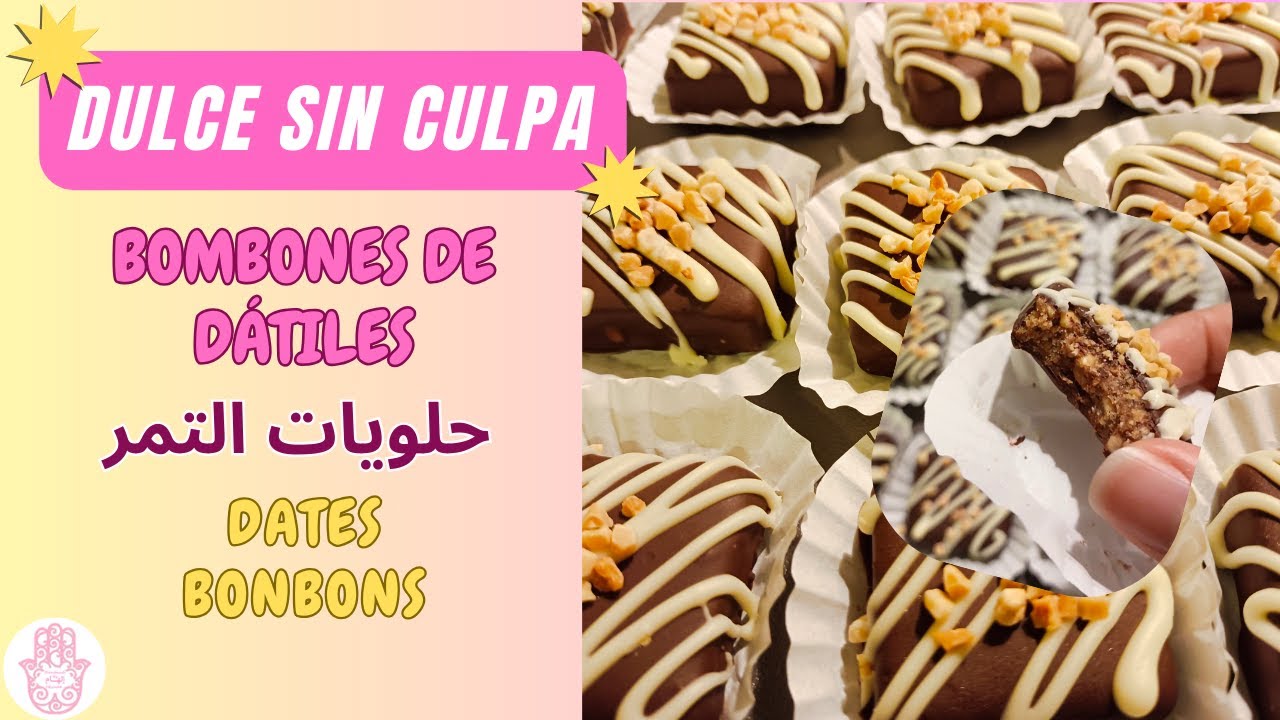 Fácil e irresistible!! Bombones de Dátiles - Dates Bonbons - حلويات التمر