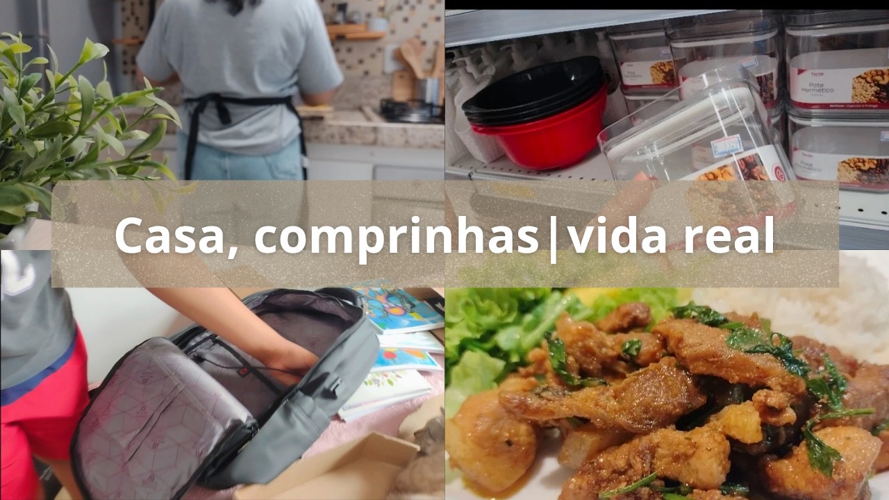 Compras, casa | Rotina real | Vlog | Comida conforto 