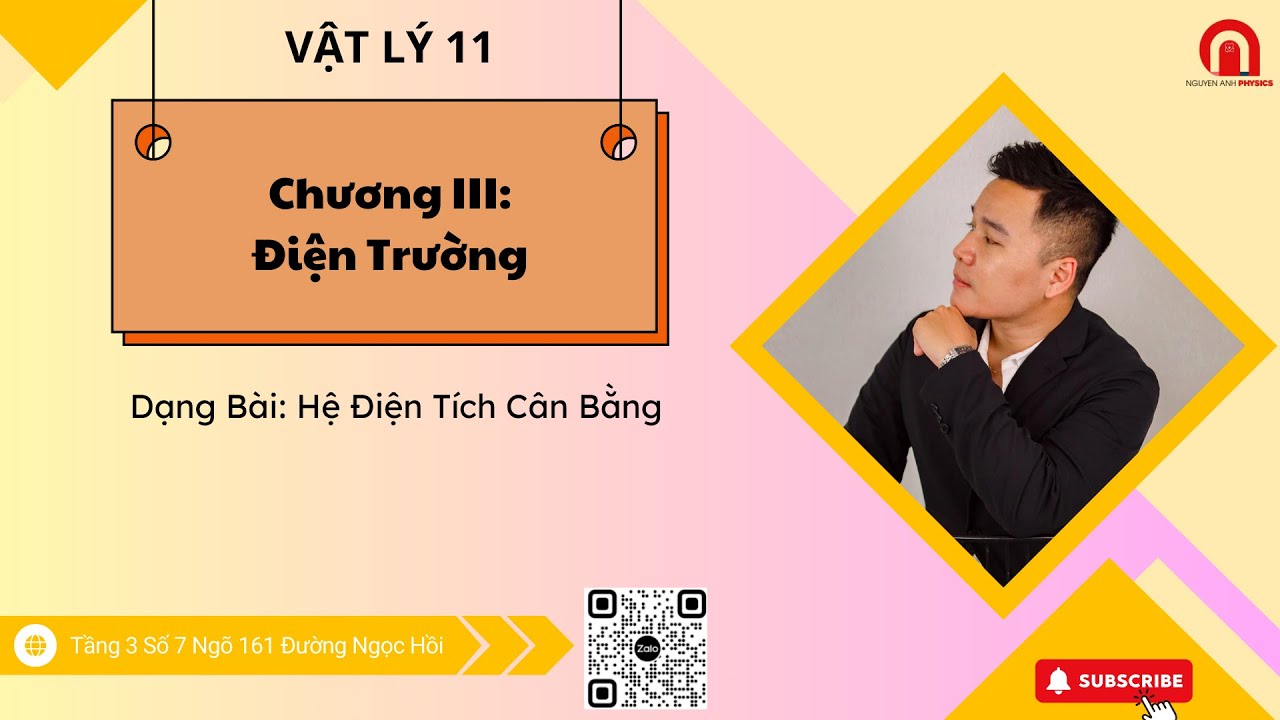 [VẬT LÝ 11] CHƯƠNG Điện Trường: Dạng Bài: Hệ Điện Tích Cân Bằng