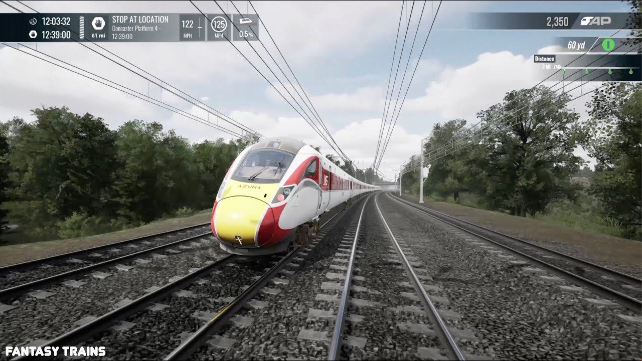 TSW4 - East Coast Mainline - FULL ROUTE - Londons Kings Cross to Leeds