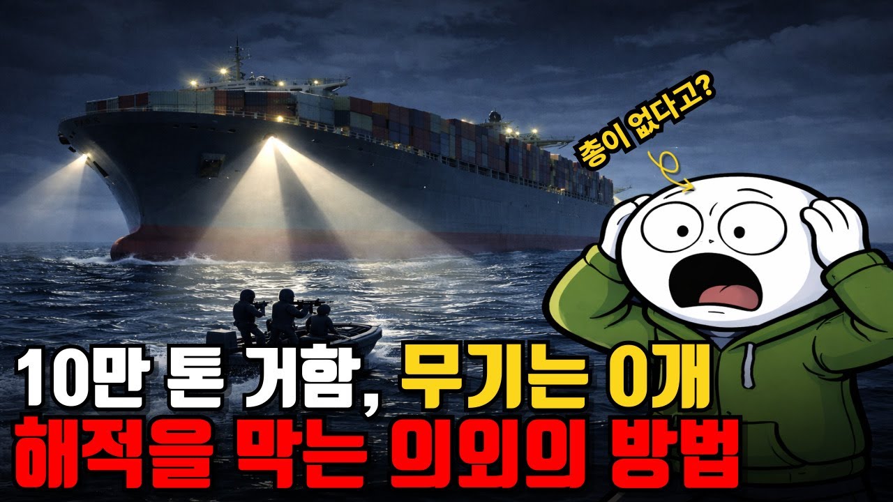 화물선은 왜 총 없이 해적을 상대할까? | 현실의 해적 전투