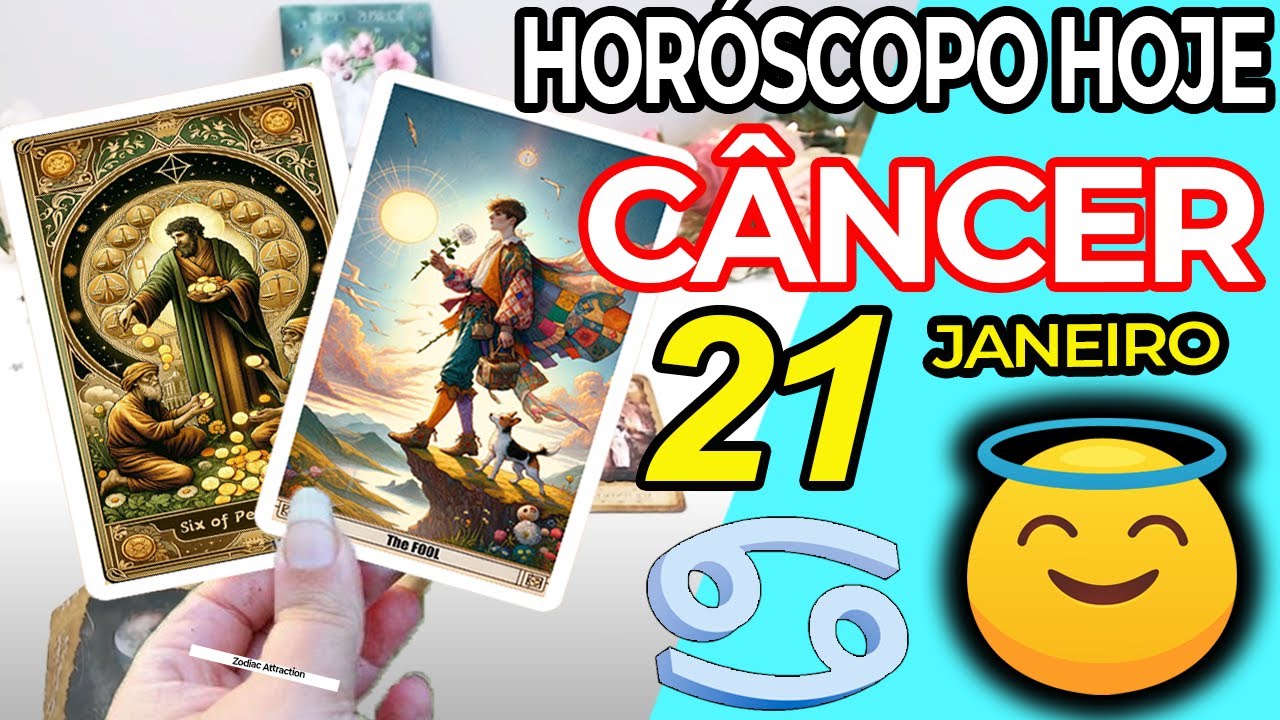 ✝️UM SER DO ALÉM TE ENVIA UM PRESENTE😇 Câncer ♋ 21 Janeiro 2026 | Horoscopo do dia de hoje ♋ Tarot