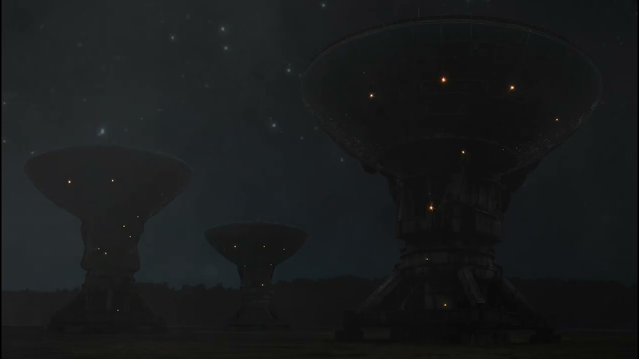 🎧 Alien Signal Ambient 8 Hours | Deep Space Sleep & Focus Transmission #darkambient #deepsleepmusic