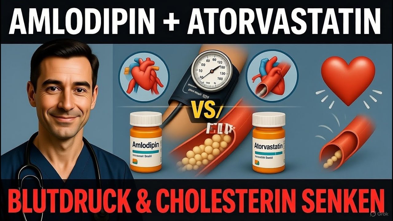 Amlodipin Atorvastatin kombiniert: Blutdruck & Cholesterin gleichzeitig senken?