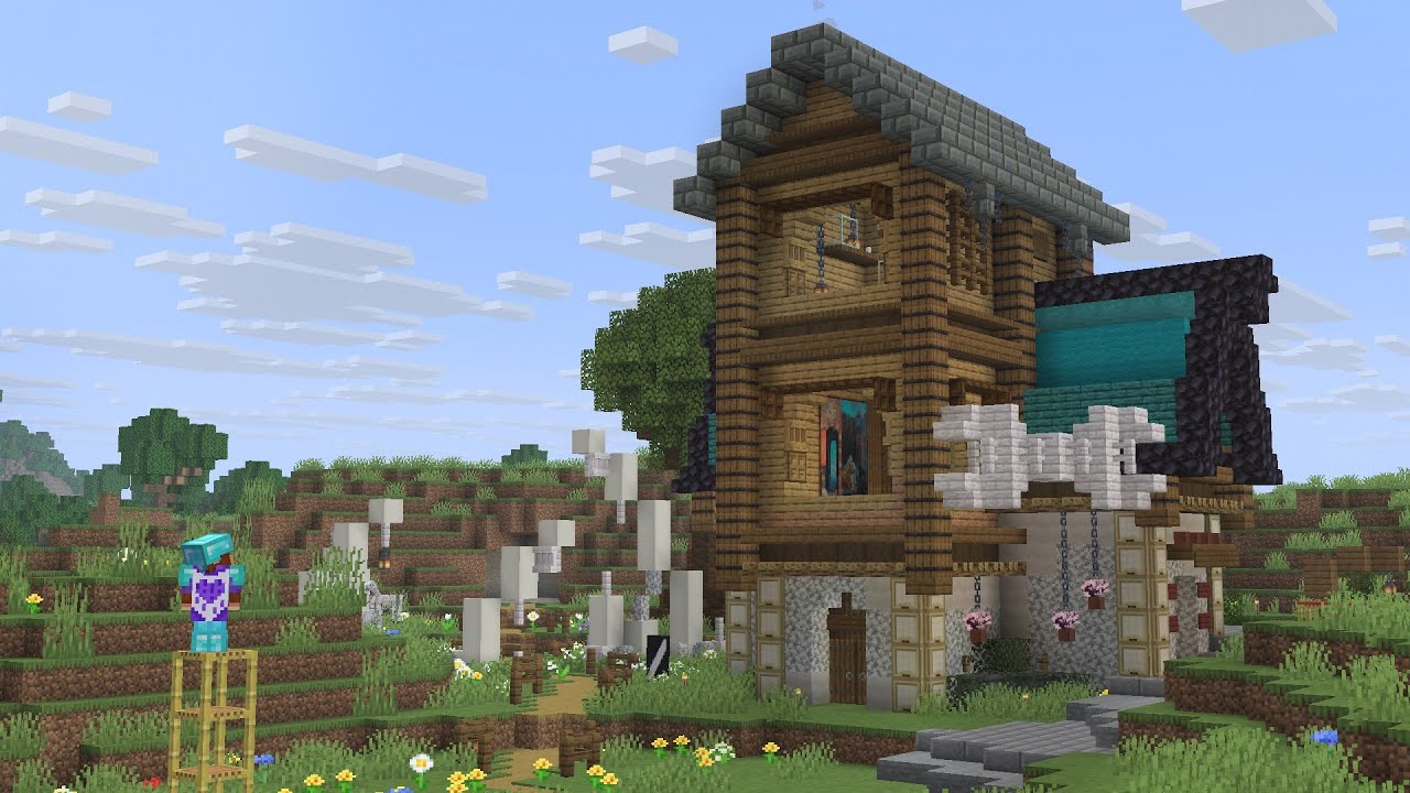i built a skeleton spawner house [1]