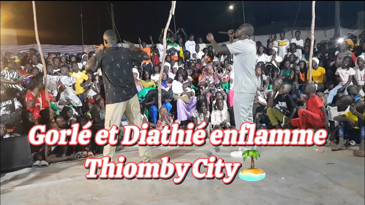 Alchimie de dingue avec les fans🎊  ,Gorlé & Diathié assure le show lendemain Tabaski à Thiomby🏝️!