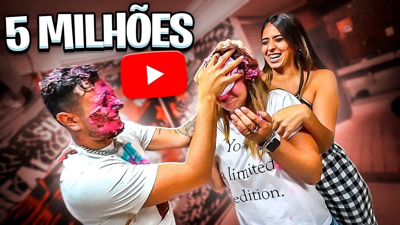 FIZERAM UM FESTA SURPRESA DE 5 MILHÕES PRA MIM !! * minha mãe jogou bolo 🎂 em mim *