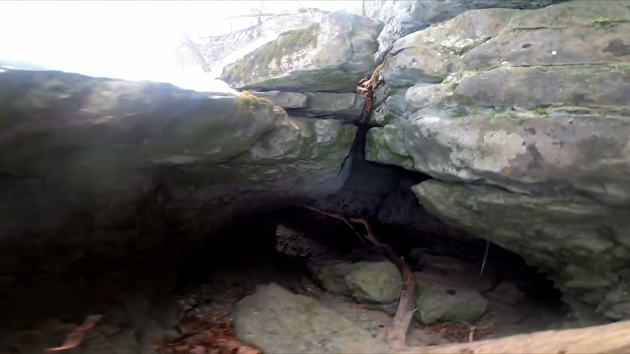 Exploring a Random Cave nearby