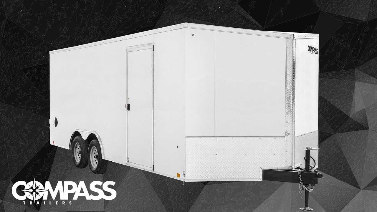 COMPASS Trailers | Feature Callout | Jasper SE Sloped V-Nose Car Hauler