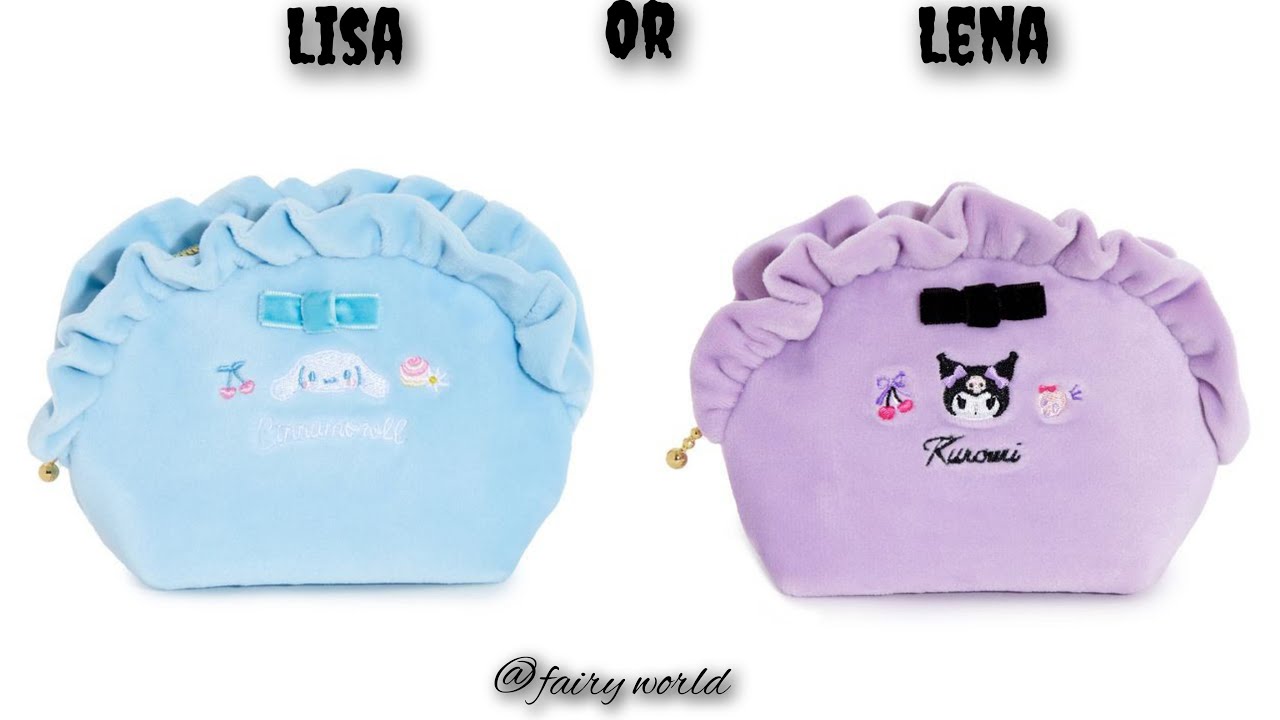 lisa or lena,cinamoroll vs kuromi[clothes,cute stuff &school supplies]