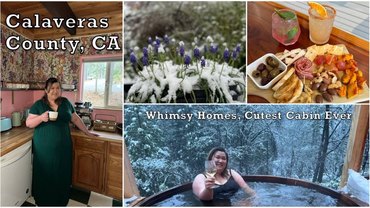 Calaveras County California (Murphys, Arnold, Whimsy Homes Cabin, Big Trees State Park, Food & Wine)