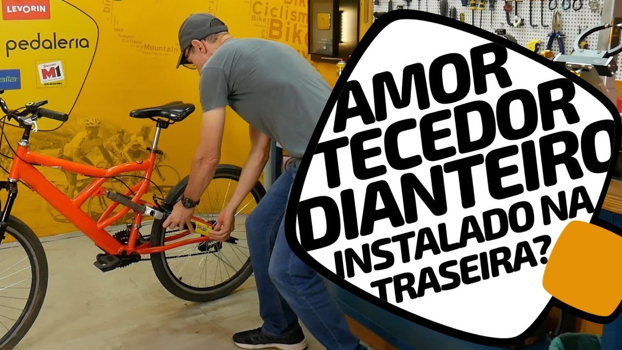 Suspensão dianteira na traseira da bike? Pedaleria