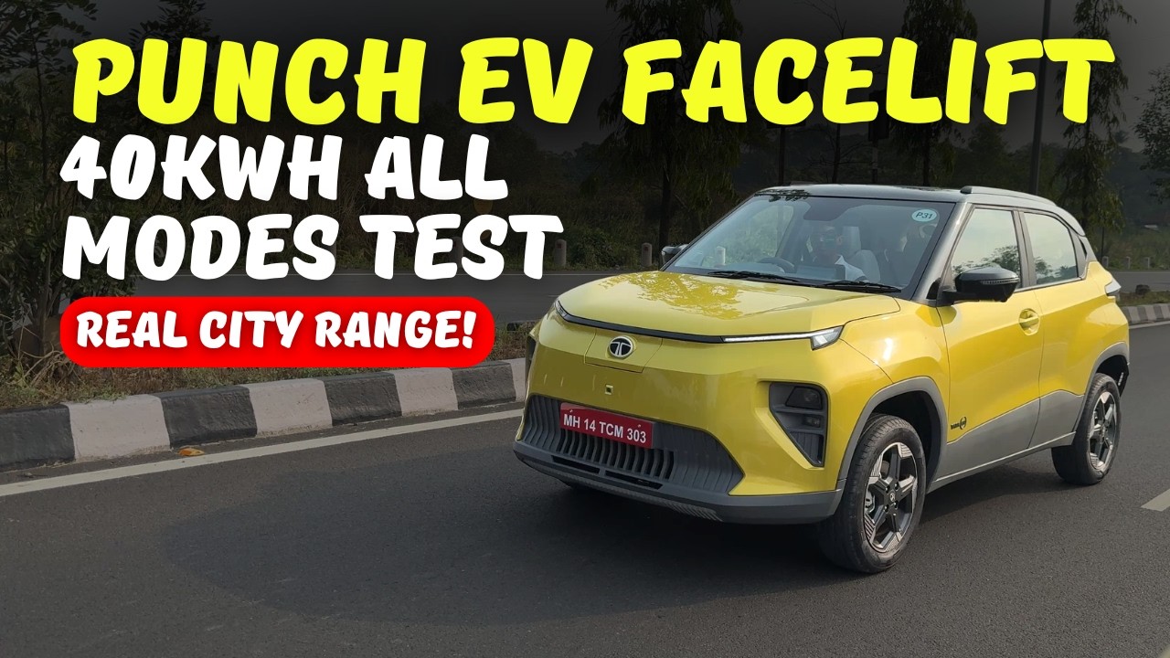 Range test of Punch EV  40 KW  in all modes City range test #electricvehicletalks #punchfacelift