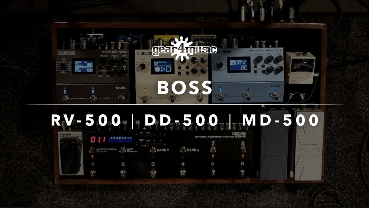 Boss 500 Series Pedal Range | Gear4music Video Demo