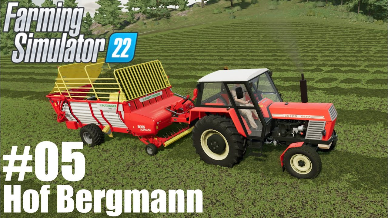 🌿ZETOR 8011 zber trávy na siláž !!! | HOF BERGMANN |#05| Farming Simulator 22 SK/CZ