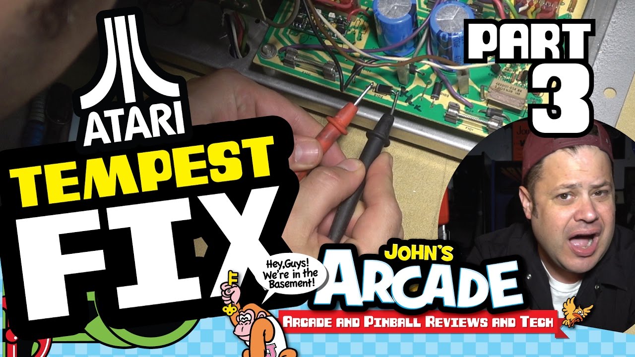 TEMPEST FIX PART #3 - Atari Arcade 6100 LV2000 test